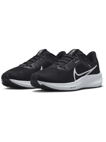 Nike Performance Laufschuh Air Zoom Pegasus 40 in schwarz / weiß