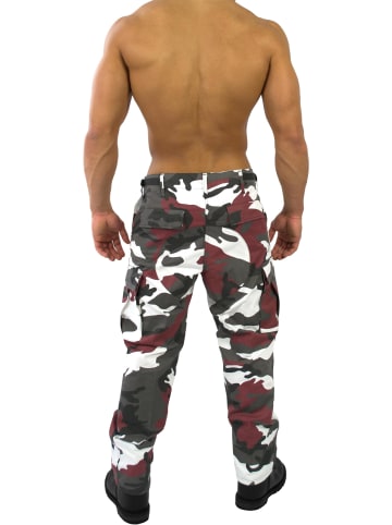 Normani Outdoor Sports Herren Outdoorhose „Trooper“ in Red Camo