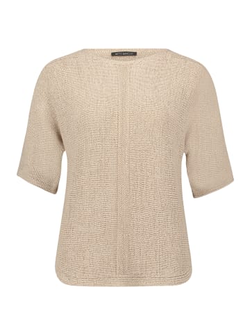 Betty Barclay Strickpullover kurzarm in Grau Beige