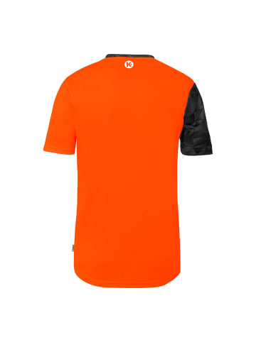 Kempa Trainings-T-Shirt Athletics 29 in fluo orange/schwarz