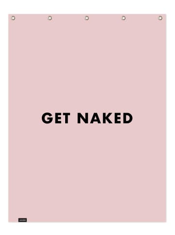 Juniqe Duschvorhang "Get Naked" in Rosa