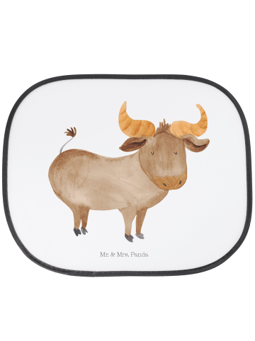 Mr. & Mrs. Panda Sonnenschutz Auto Sternzeichen Stier ohne Spruch in Weiß