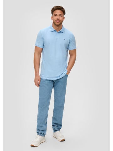 s.Oliver Polo-Shirt kurzarm in Blau