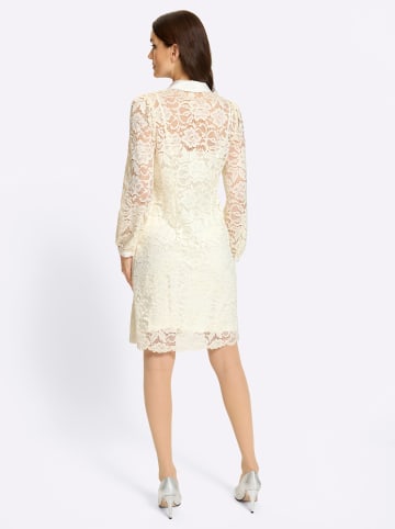 Heine Spitzen-Kleid in ecru
