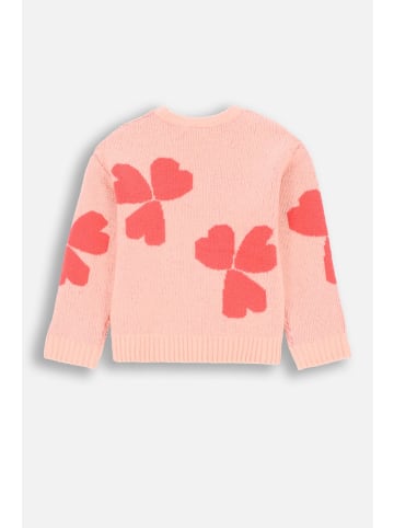 Strickpullover in gedämpftes Rosa