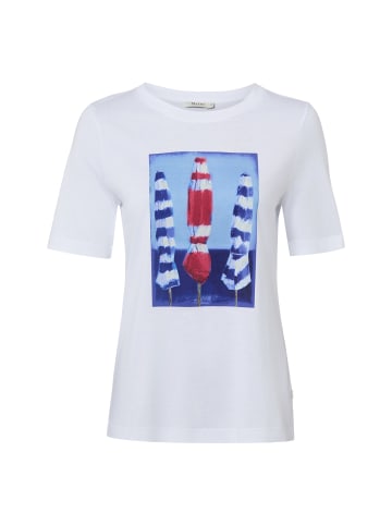 März T-Shirt in weiß blau