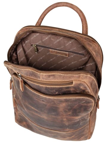 Greenburry Rucksack Vintage in Sattelbraun