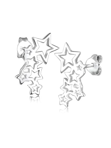 Elli Ohrringe 925 Sterling Silber Sterne, Astro, Stern in Silber