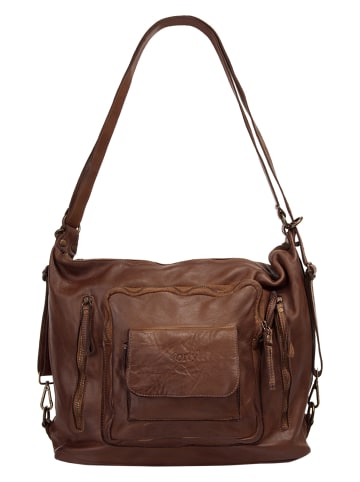 Forty degrees Rucksack echt Leder in cognac