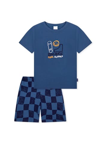 Schiesser Pyjama in Blau