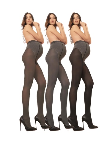 Trasparenze Umstandsstrumpfhose PER DUE SOPHIE in black
