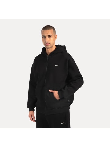 SMILODOX Zip Hoodie Cedrik in Schwarz