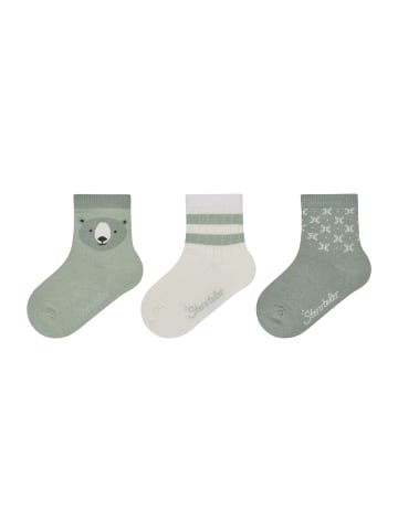 Sterntaler Socken 3er-Pack Bär in hellgrün
