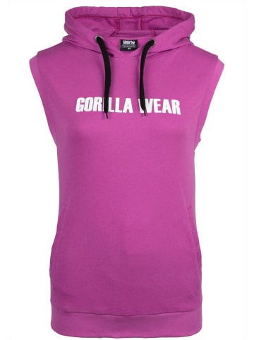 Gorilla Wear Ärmelloser Hoodie - Virginia - Fuchsie