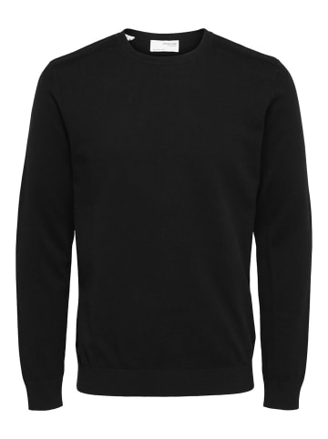 SELECTED HOMME Sweatshirt 'Berg' in schwarz