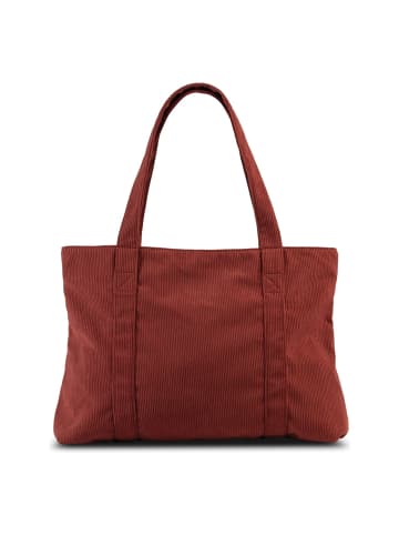 Bench Cord Shopper Tasche 48 cm in rostbraun