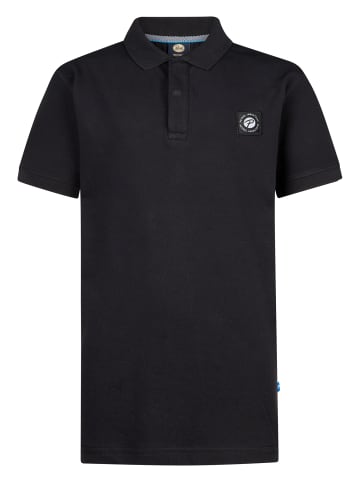 Petrol Industries Klassisches Poloshirt Flaming in Schwarz