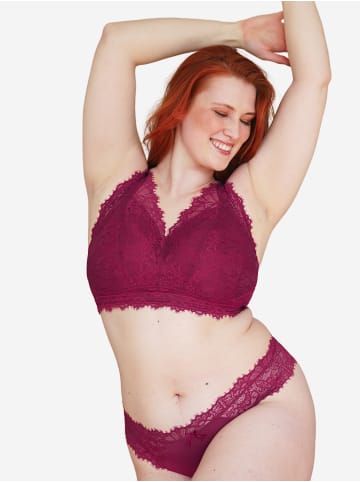 SugarShape Bralette Sophia in bordeaux