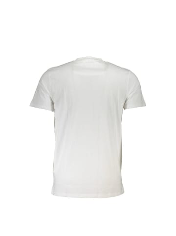 cavalli CLASS Weißes Baumwoll-T-Shirt