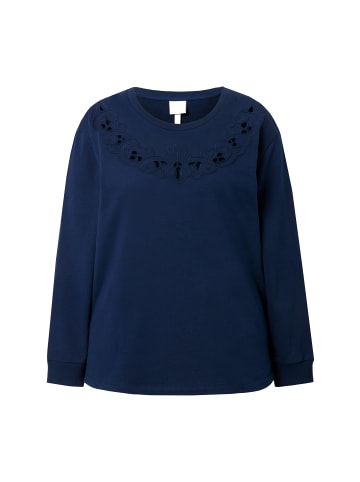 Ulla Popken Sweatshirt in marine