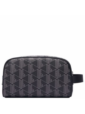 Lacoste The Blend - Kulturbeutel 22 cm in monogram noir gris