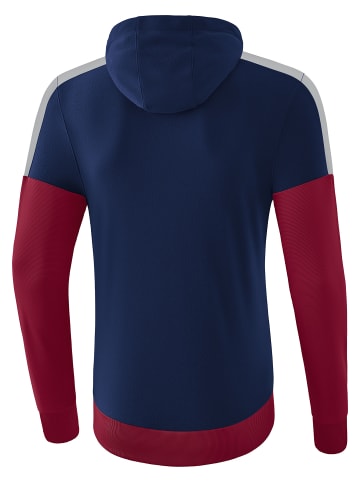 erima Squad Kapuzensweat in new navy/bordeaux/silver grey