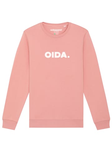 wat? Apparel Sweatshirt Oida in Canyon Pink