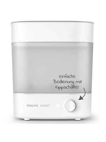 Philips Avent Elektrischer Dampfsterilisator 2-in-1 - in weiss