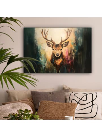 MuchoWow Leinwand Bilder Haselnussfarben