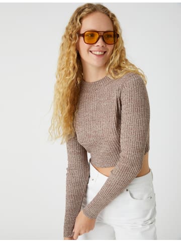 KOTON Sweater in Braun Melange
