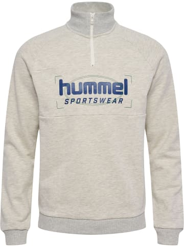 Hummel Hummel Reißverschluss Sweatshirt Raglanärmel Hmllgc Ron Herren in TOFU MELANGE