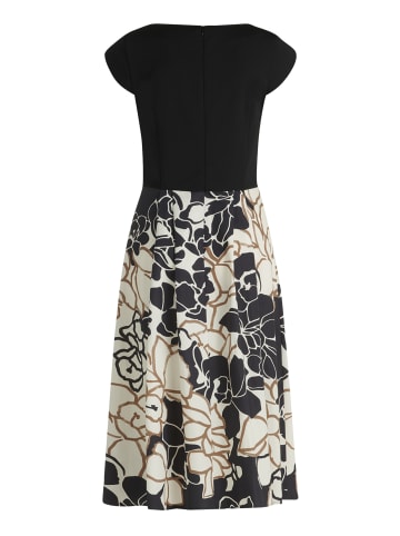 Betty Barclay Etuikleid mit ausgestelltem Rock in Beige/Schwarz