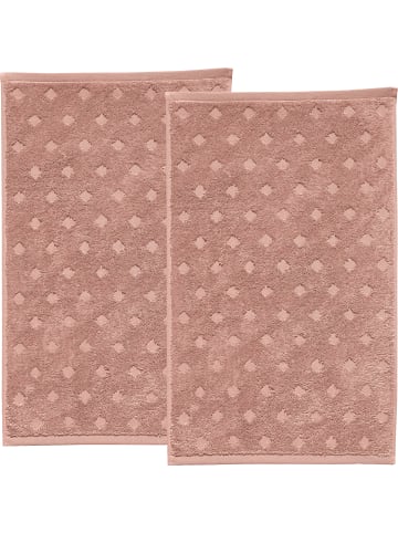 Erwin Müller Frottier Gästetuch 2er-Pack Baden-Baden in altrosa