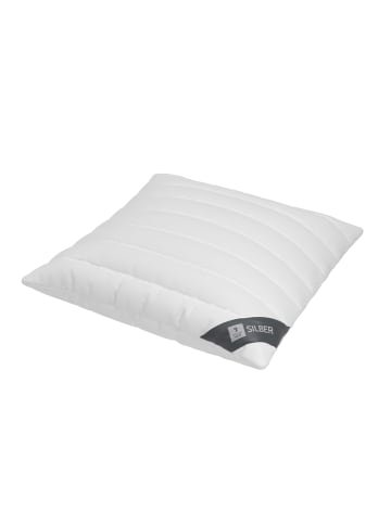 Spessarttraum Faserkissen 3-Kammer "Silber"  in weiß