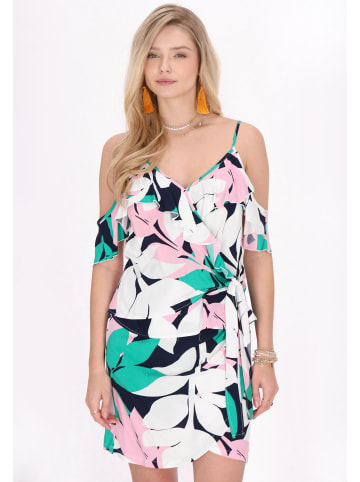 IZIA Women Top in pink multicolor