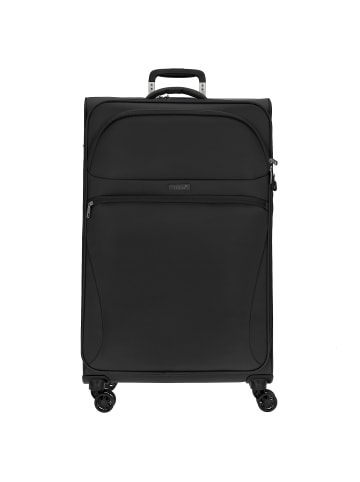 D&N Travel Line 9104 - 4-Rollen-Trolley L 78 cm erw. in schwarz