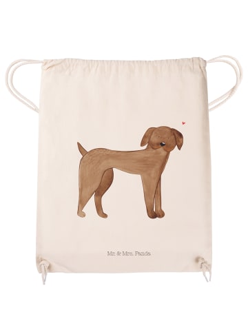 Mr. & Mrs. Panda Jutebeutel Hund Dogge ohne Spruch in Creme