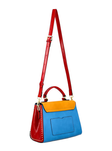 myMo Women Handbag in White Yellow
