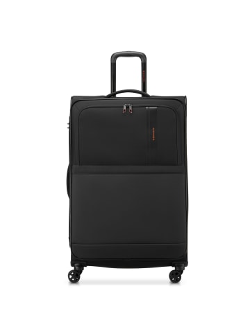 Roncato Metropolitan 4 Rollen Trolley 78 cm mit Dehnfalte in black