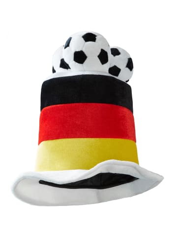tectake Fußballkappe/Fanmütze, in der Farbe Deutschland, Abgesetzter Rand