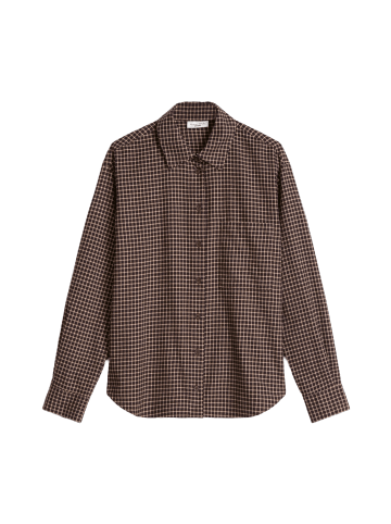Marc O'Polo DENIM Karierte Bluse relaxed in Black