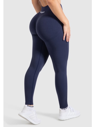 SMILODOX Leggings Cetrina Scrunch in Marineblau