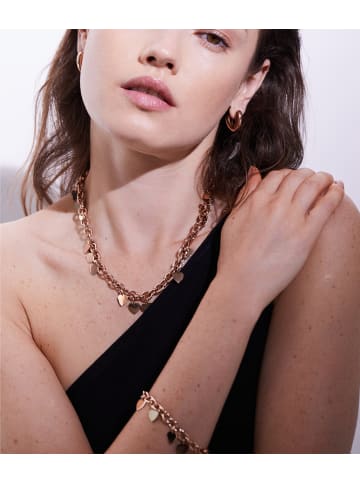 Echtzeit Creolen The Modern Basic in roségold