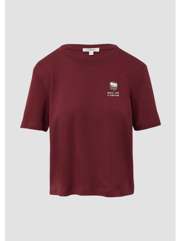 s.Oliver T-Shirt in 39D0_bordeaux