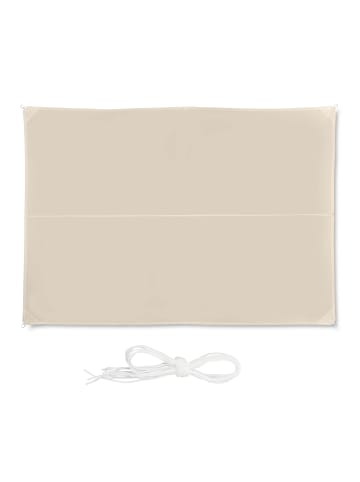 relaxdays Sonnensegel in Beige - (B)300 x (T)400 cm