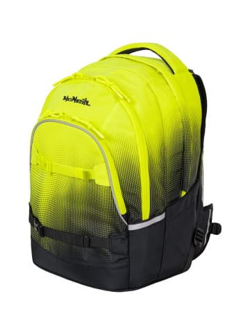 McNeill Schulrucksack MILO lemon + Schlampermäppchen in gelb-schwarz