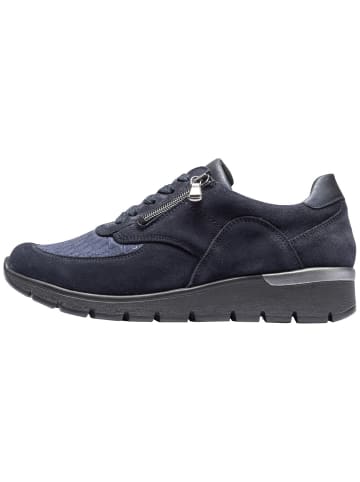 WALDLÄUFER Komfort Schnürschuh in blau