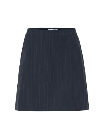 b. young BYMMMIDDE SHORT SKIRT - A-Linie in Navy Pinstripe Mix