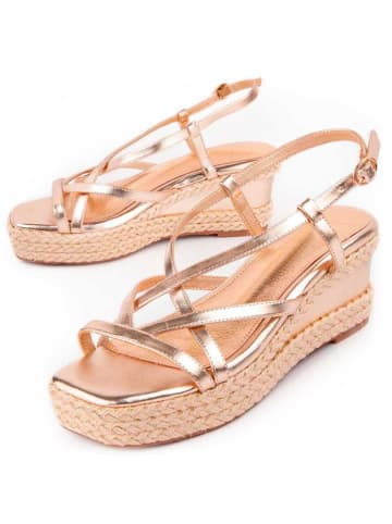 Montevita Sandalen Keilsandalen Salia5 Gold in Golden