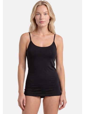 SPEIDEL Spaghetti Top Nadine in Schwarz / weiß / beige